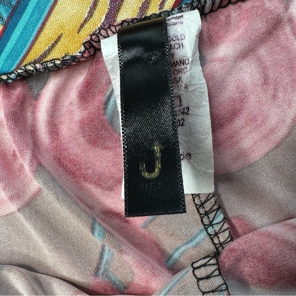 J Red Boho Hippie Aztec Wide Leg Palazzo Pants Women's Size L Tall - Picture 13 of 14